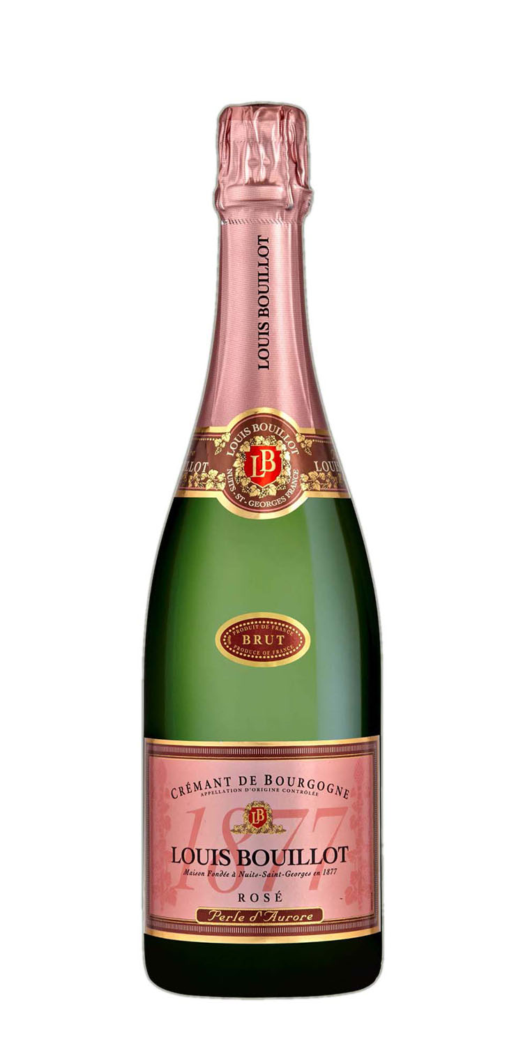 Louis Bouillot Crémant de Bourgogne Rosé Perle d'Aurore, foto flaske